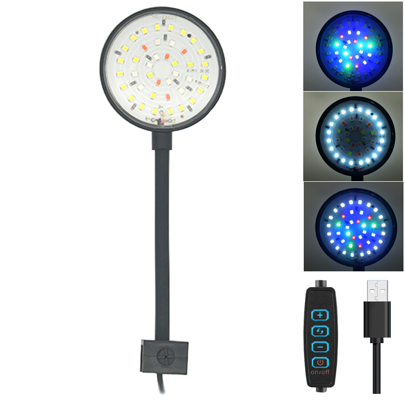 Aquarium Fish Light Lamp - USB Aquarium LED-lamp Aquariumlicht Decor Waterplant
