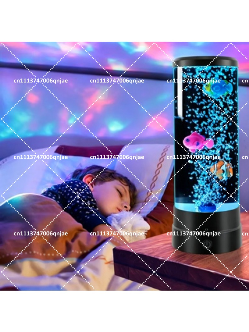 Aquarium Fish Light Lamp - Simulatie LED Elektronische Visbak Aquarium Kleurveranderende