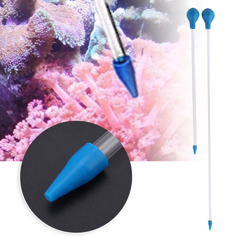 Aquarium Fish Food - Acryl koraalvoedingsbuisje met zachte siliconen punt,