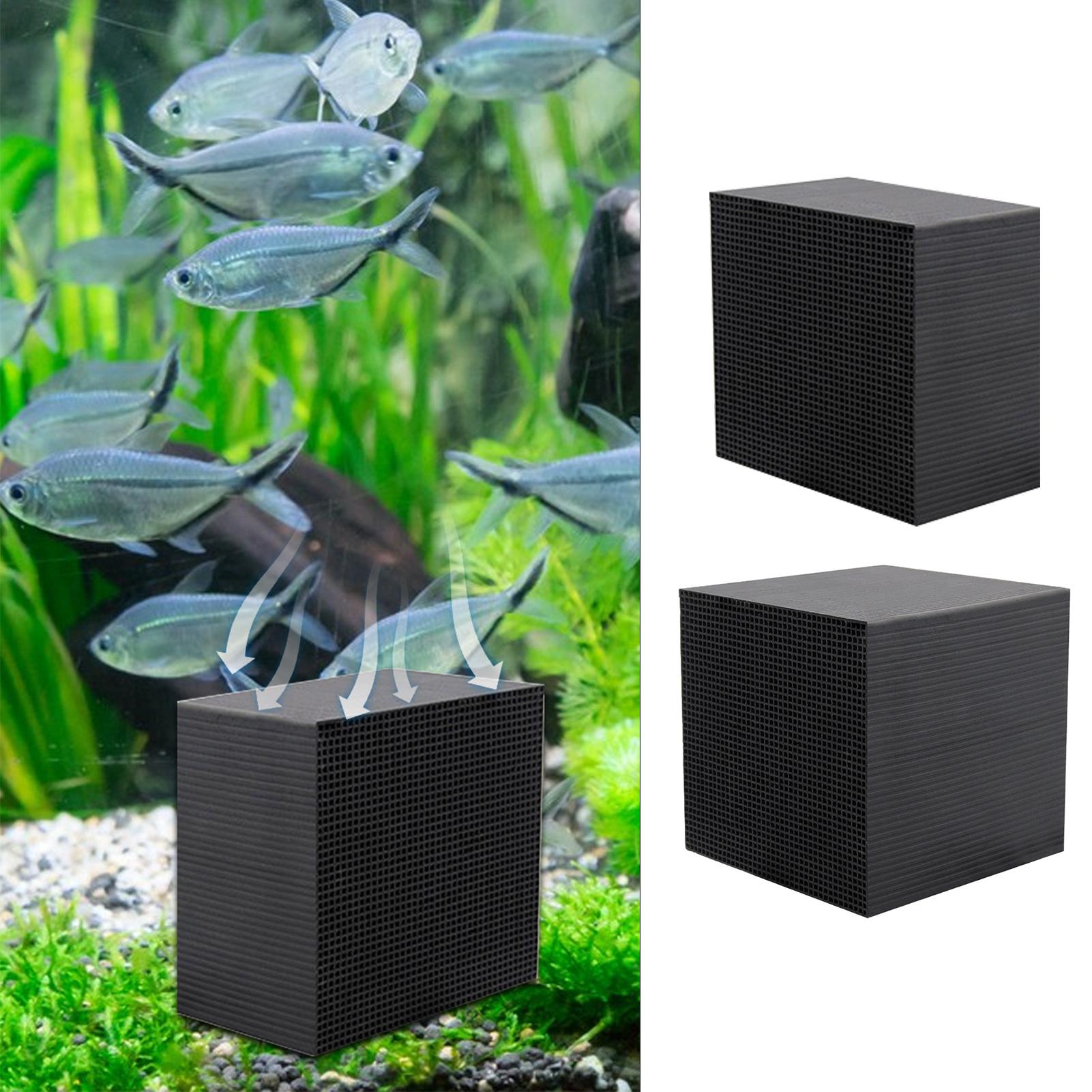 Aquarium Fish Cave - Aquarium Waterzuiveringskubus Ultra Sterke Filtratie Absorptie