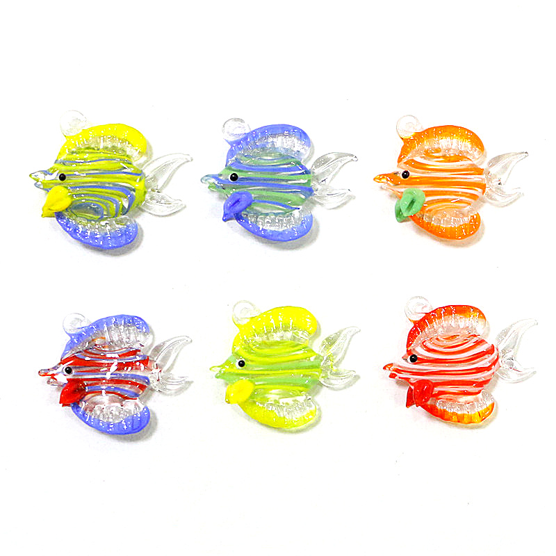 Aquarium Fish Marine - 2 stuks per stuk handgemaakte tropische