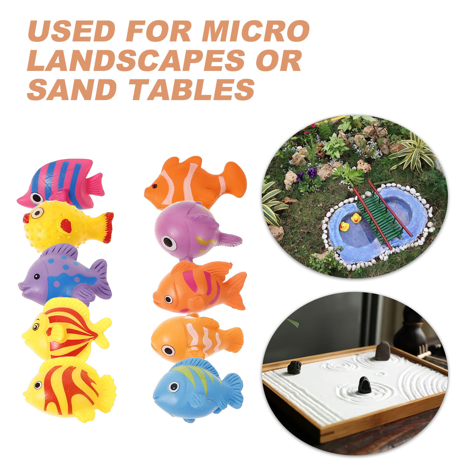 Mini dierenfiguren voor aquari - Aquarium Fish Marine recensie en prijs