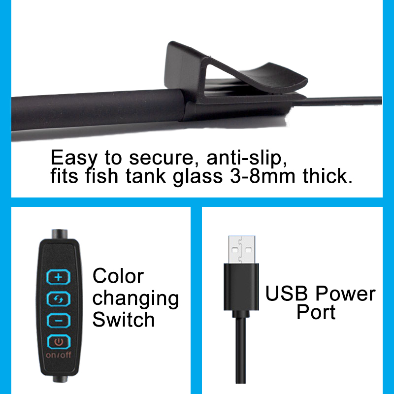 USB Aquarium LED-lamp Aquarium - Aquarium Fish Light Lamp recensie en prijs