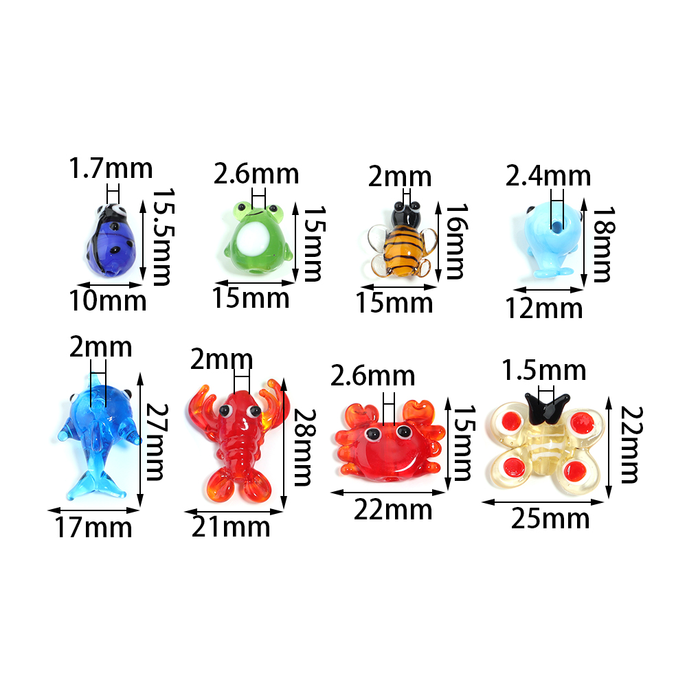 2 Stuks Glazen Hanger Zeediere - Aquarium Fish Marine recensie en prijs