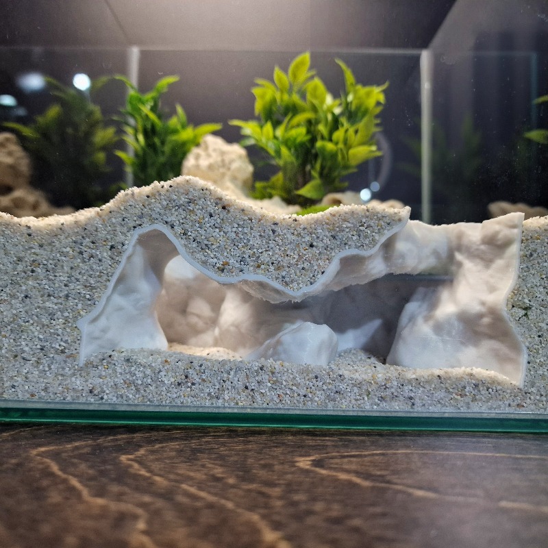 Premium 3D geprinte ShoreSand  - Aquarium Fish Hideout recensie en prijs